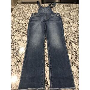 Jessica Simpson‎ Women's Stretch Skinny Denim Overall XS 30x26 Ankle Length